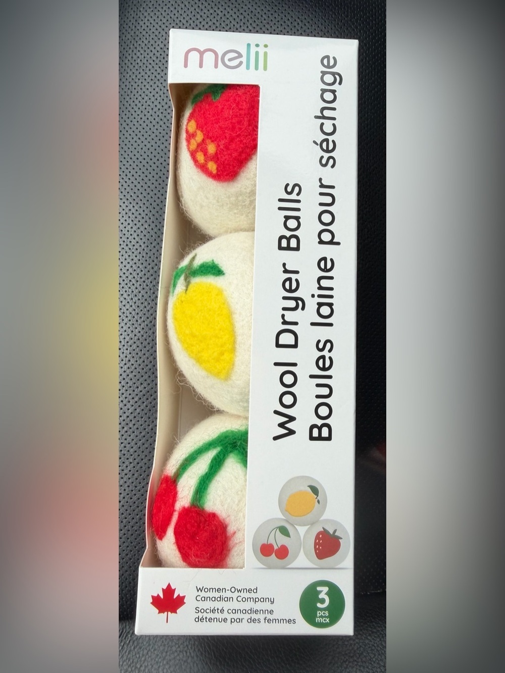 ✨New✨ melii: Wool Dryer Balls (Reusable) Pack of 3